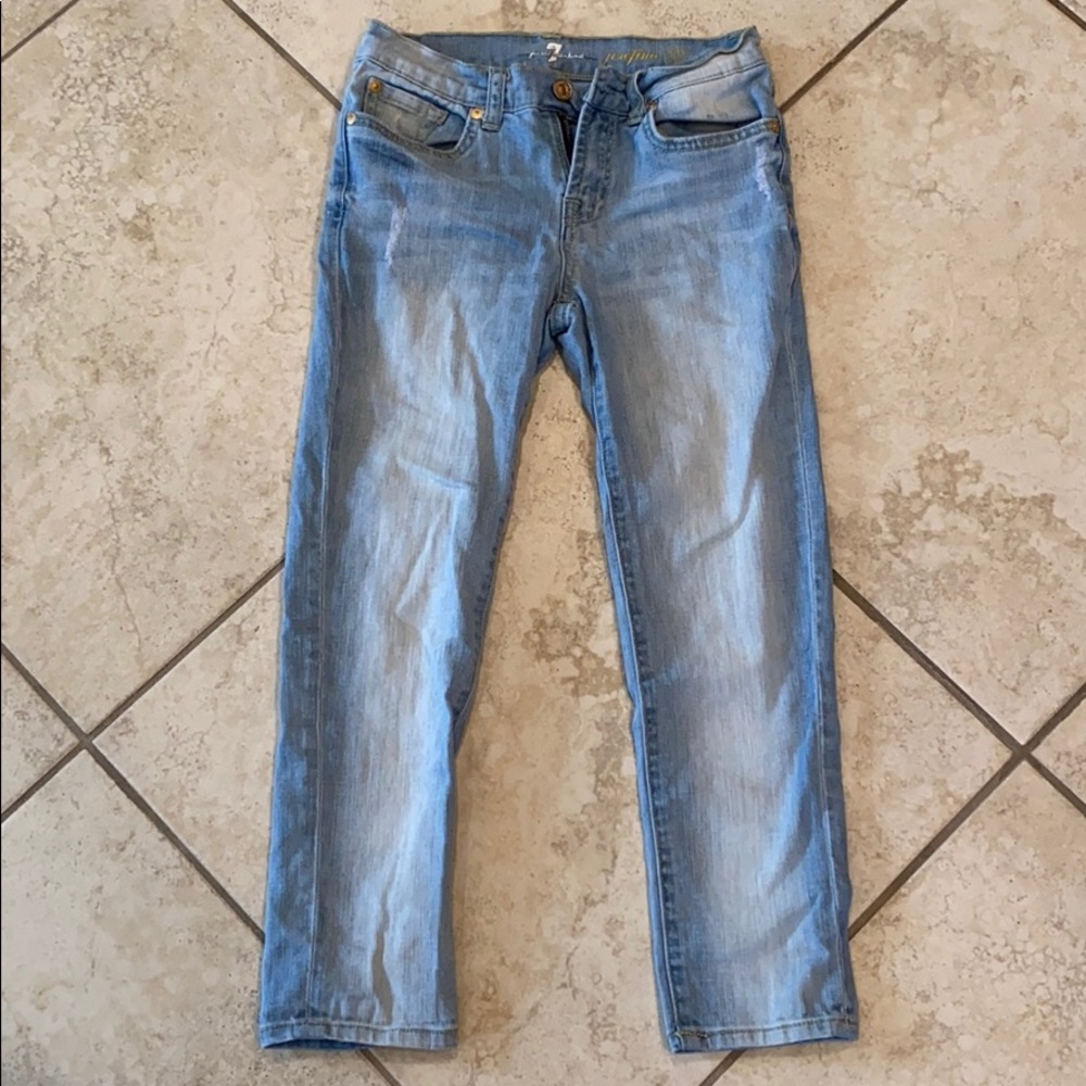 7 For All Mankind Boyfriend Jeans. EUC. Size 10.